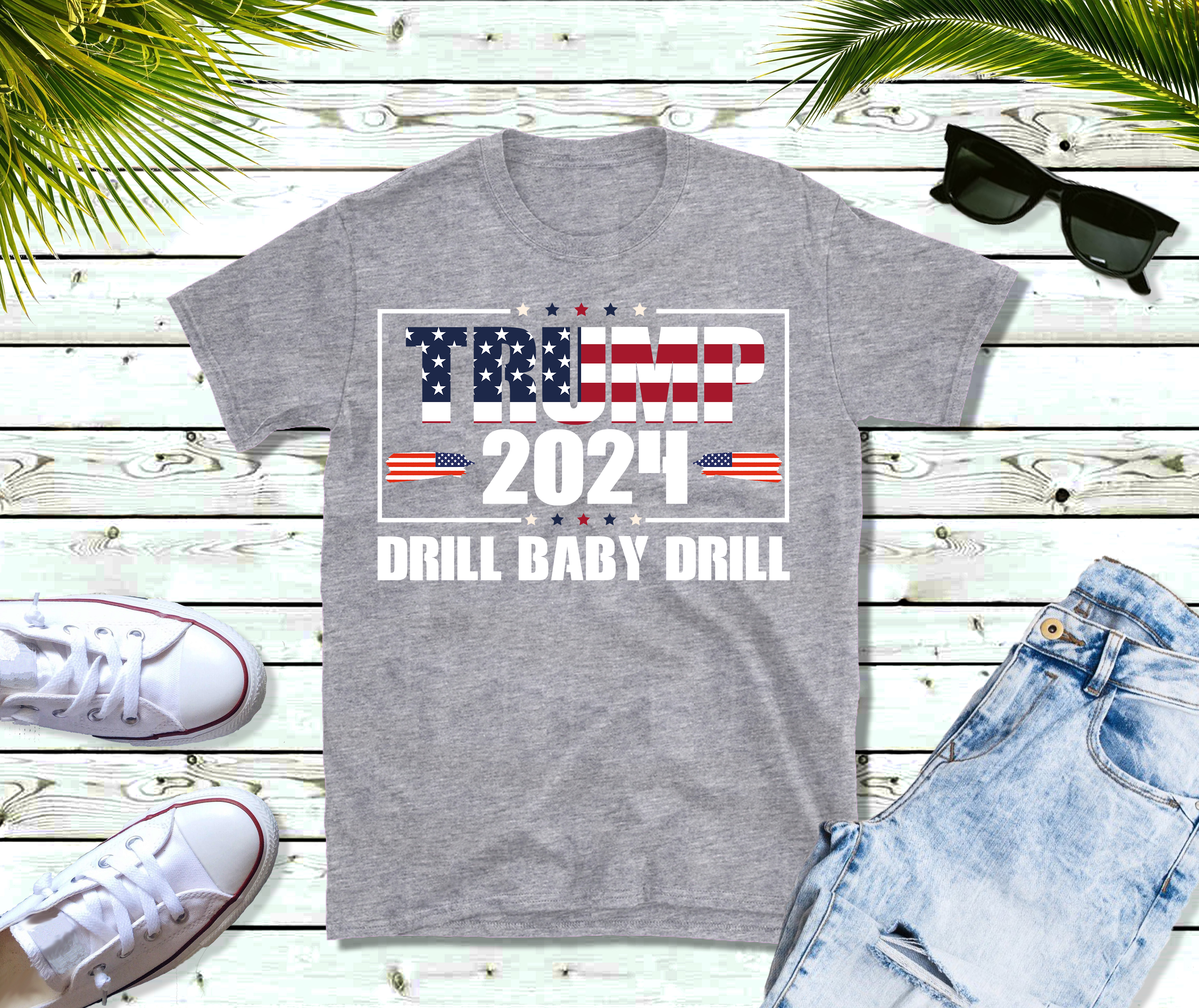 Drill Baby Drill Trump T-shirt