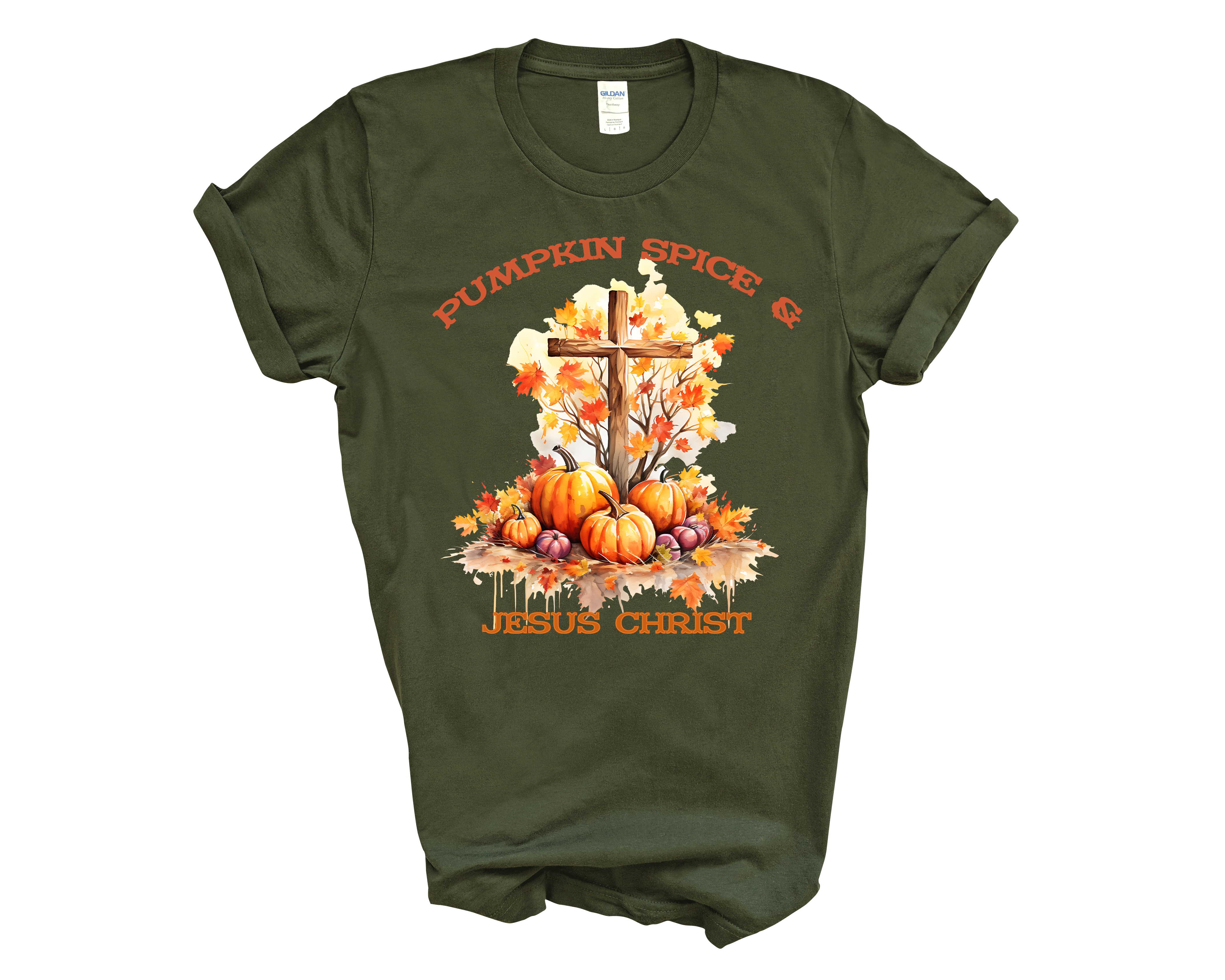 Pumpkin Spice and Jesus Christ T-shirt