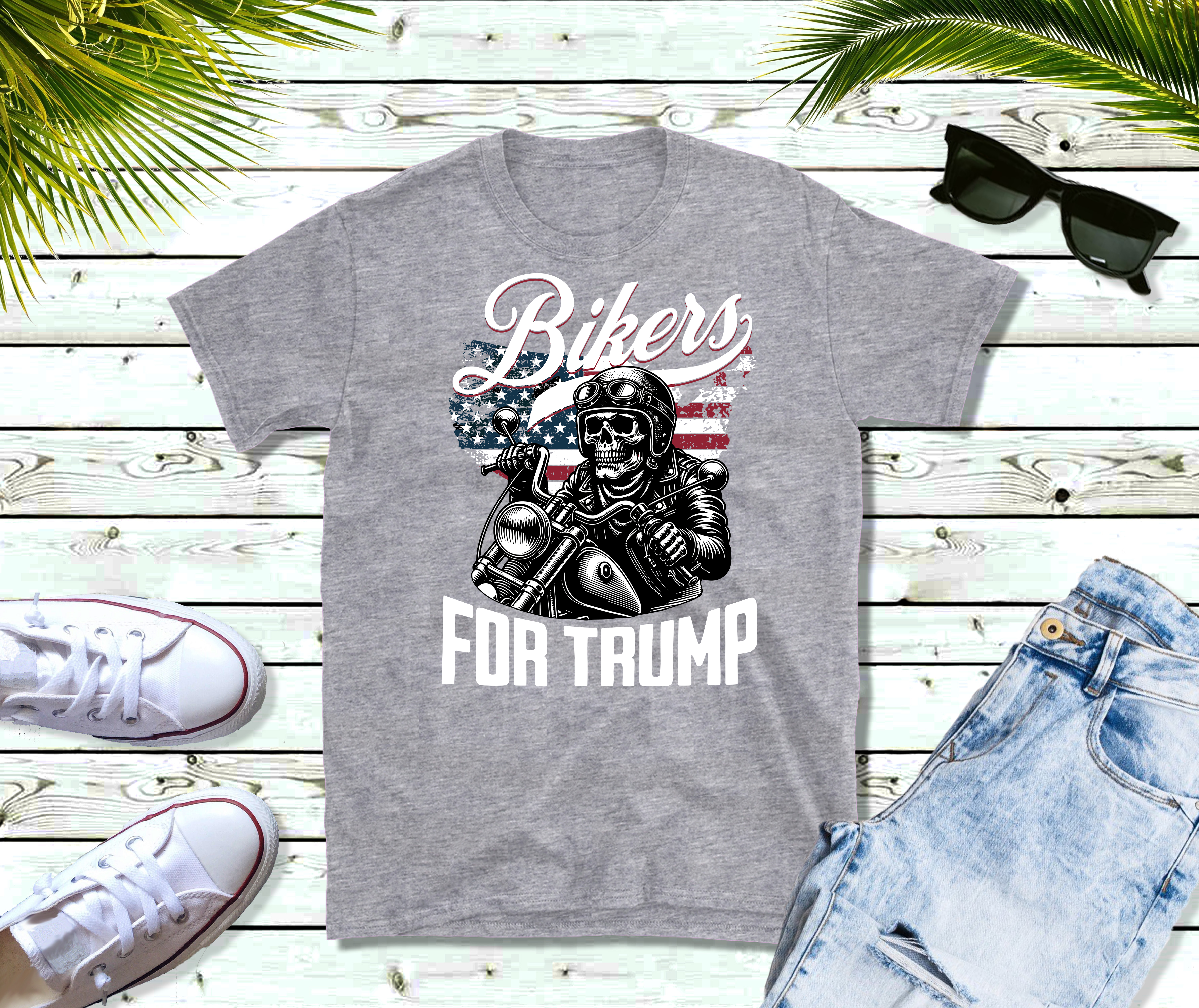 Bikers for Trump T-shirt