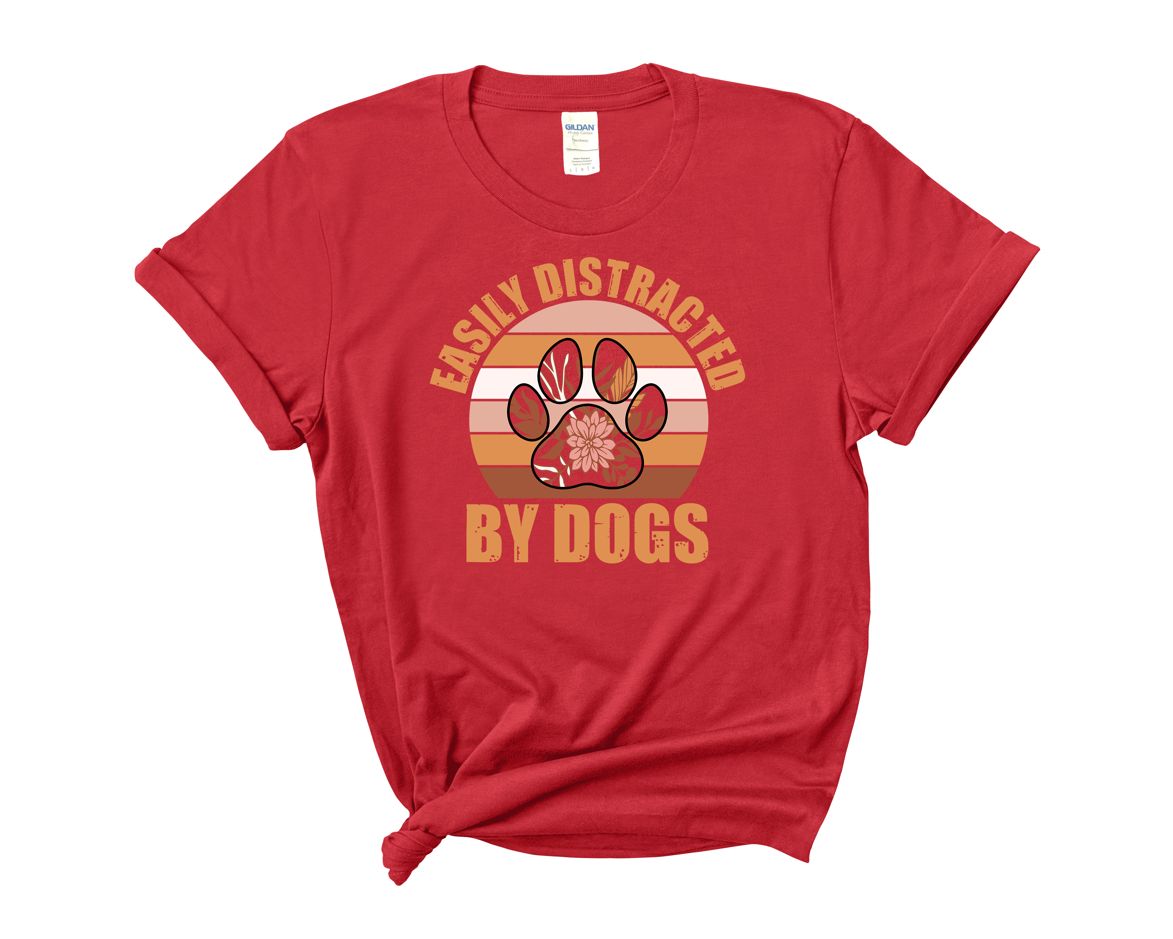 Easily Distracted By Dogs T-shirt