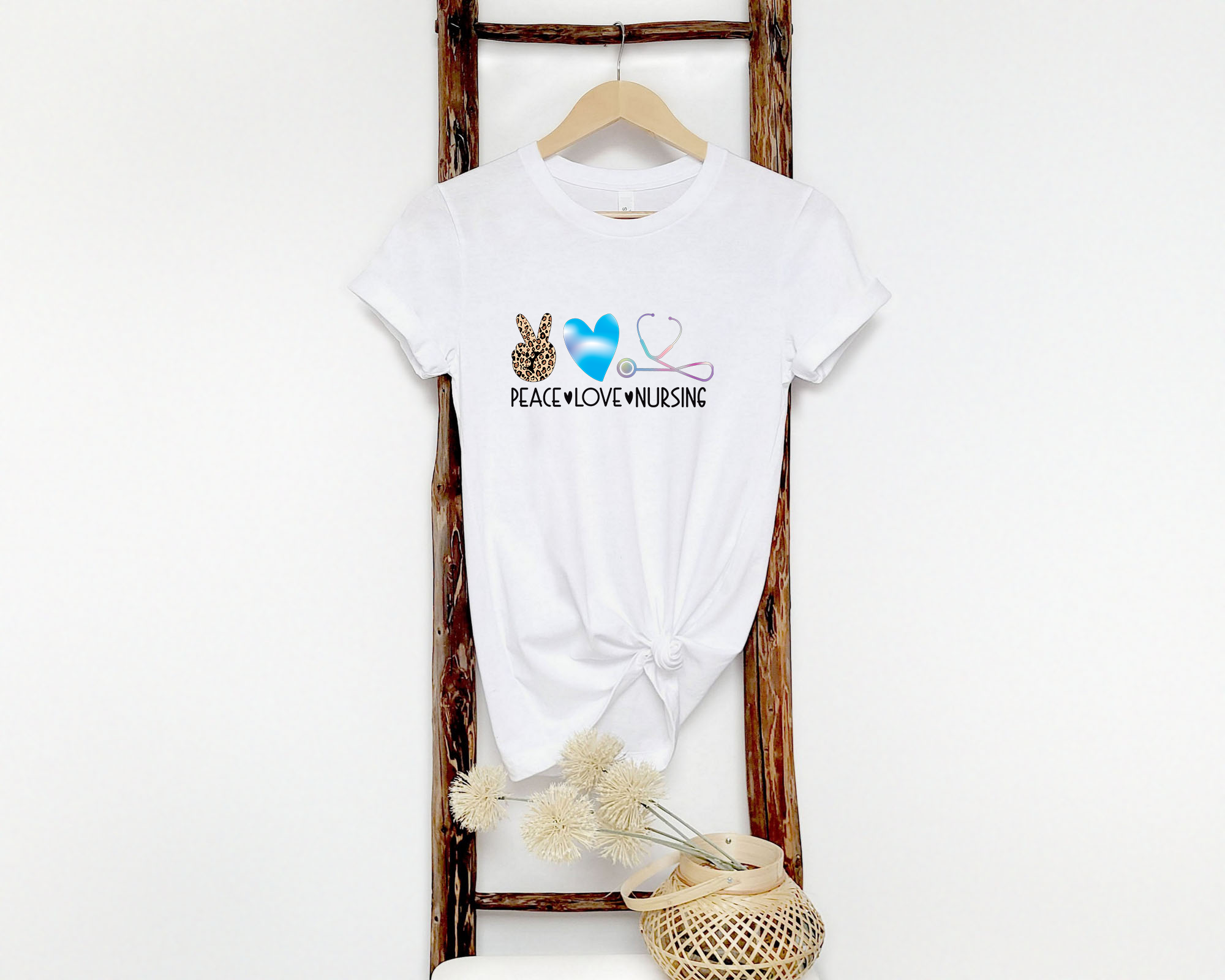 Peace Love and Nursing T-shirt